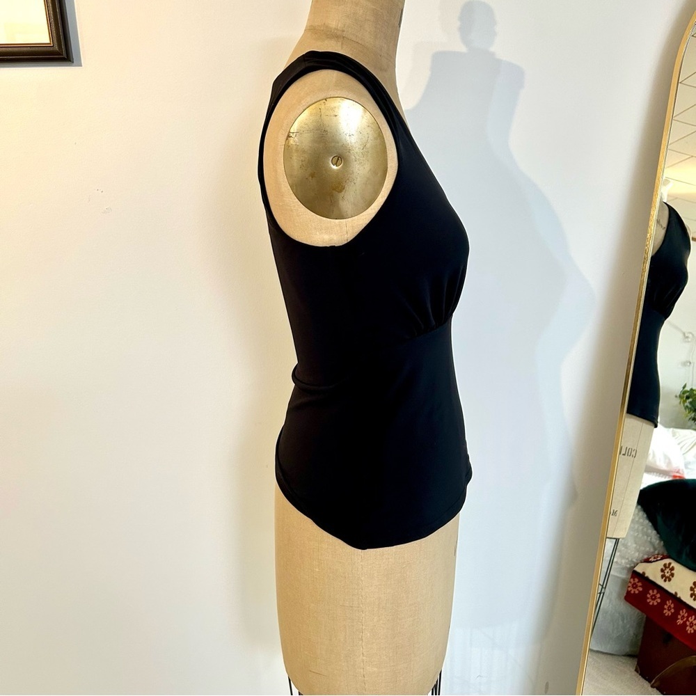 Amour Vert Black v-neck Tank Top NWT! - Picture 3 of 10
